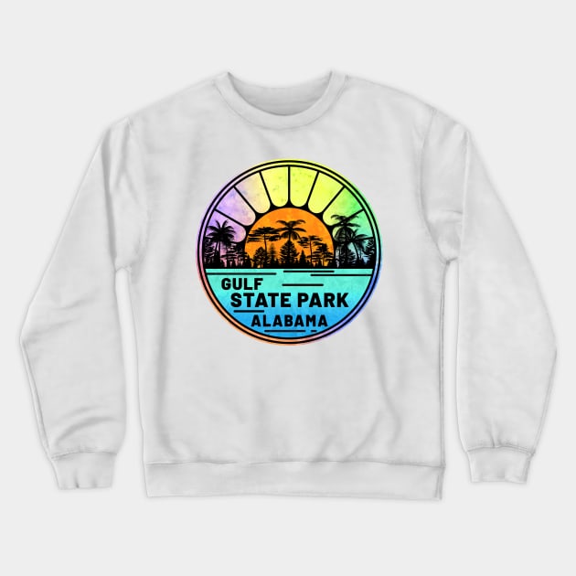 Gulf State Park Alabama Shores Orange Beach Crewneck Sweatshirt by TravelTime